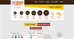 Desktop Screenshot of madonnamiapizzaria.com.br
